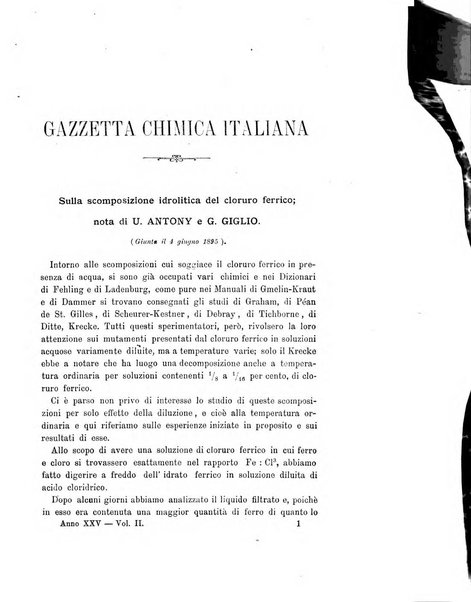 Gazzetta chimica italiana