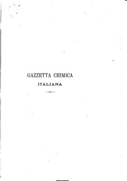 Gazzetta chimica italiana