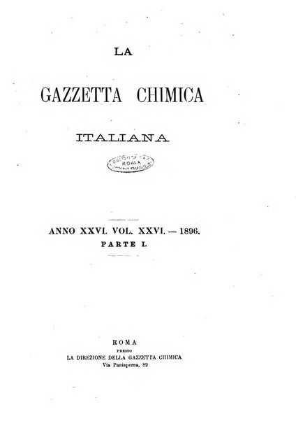 Gazzetta chimica italiana