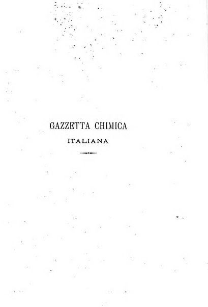 Gazzetta chimica italiana