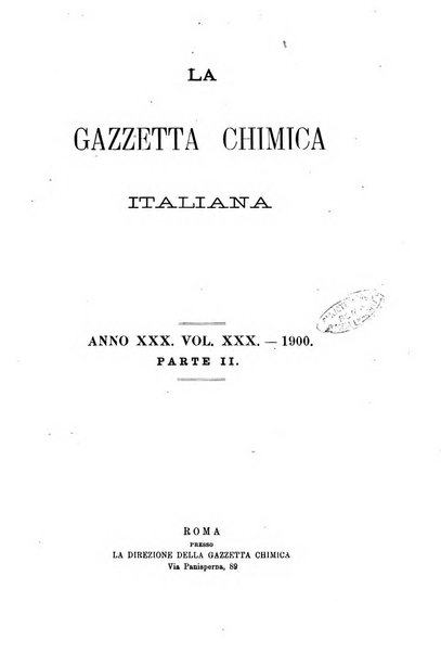 Gazzetta chimica italiana