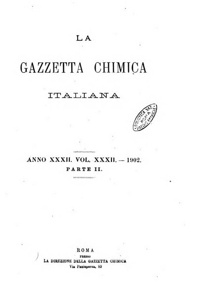 Gazzetta chimica italiana