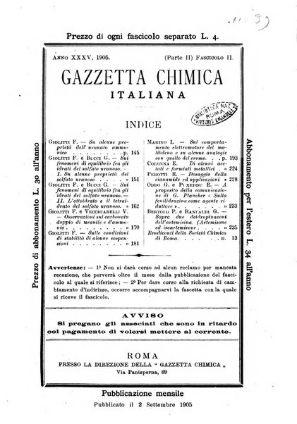 Gazzetta chimica italiana