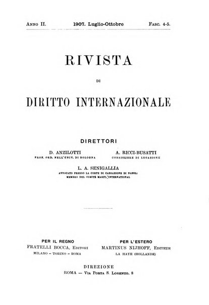 Rivista di diritto internazionale