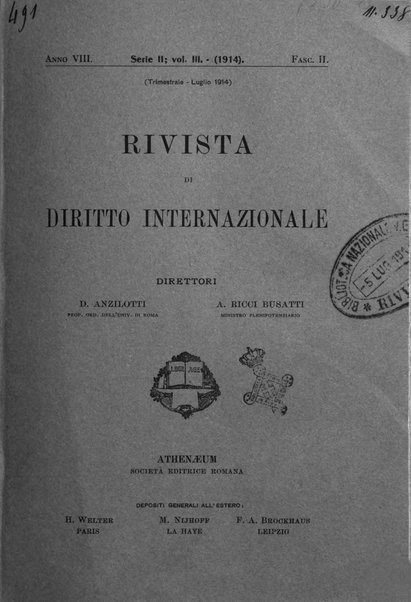 Rivista di diritto internazionale