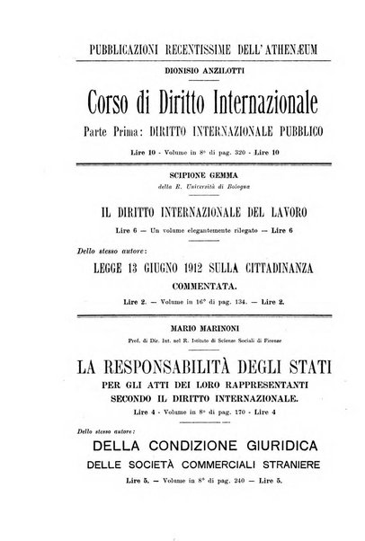 Rivista di diritto internazionale