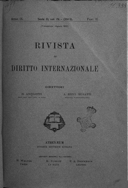 Rivista di diritto internazionale