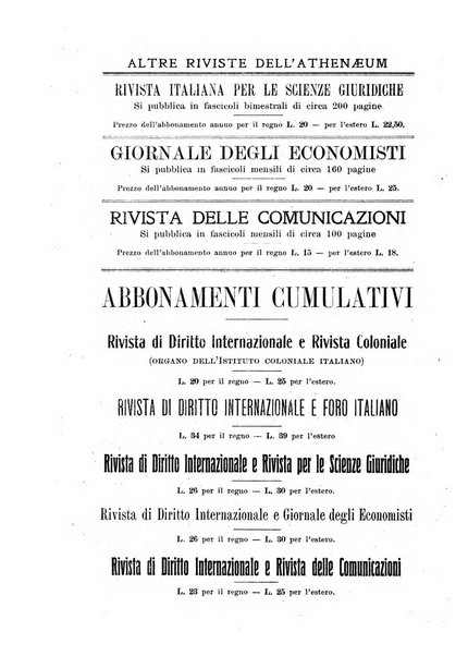 Rivista di diritto internazionale