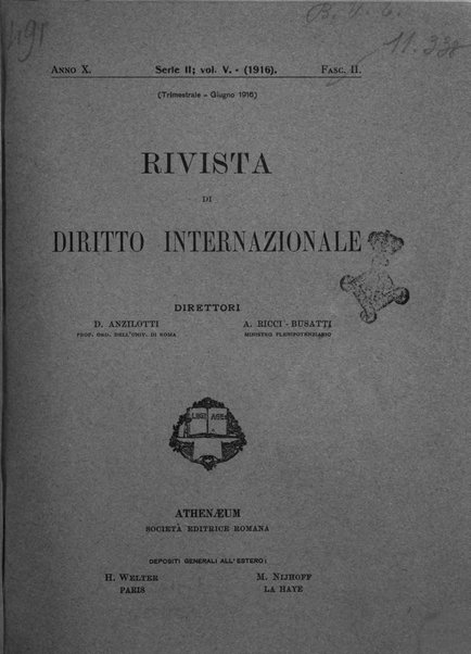 Rivista di diritto internazionale