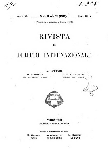 Rivista di diritto internazionale