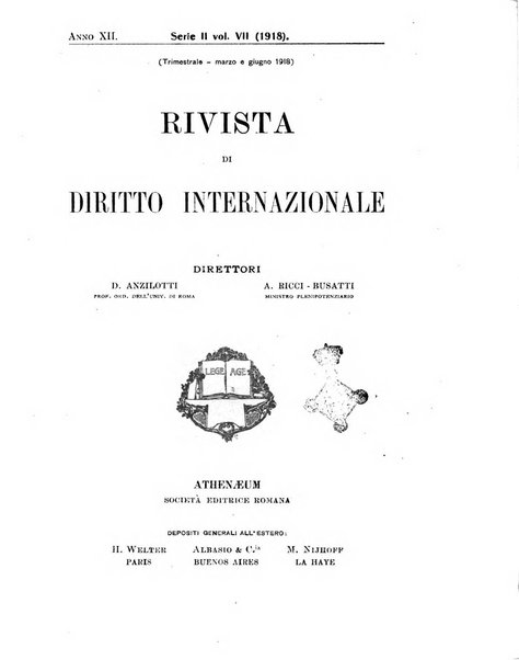 Rivista di diritto internazionale