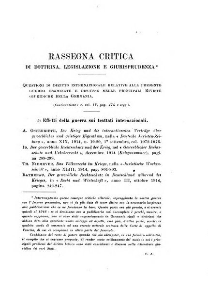 Rivista di diritto internazionale