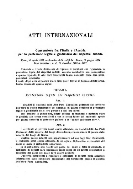 Rivista di diritto internazionale