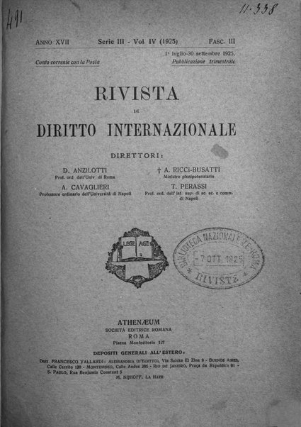 Rivista di diritto internazionale