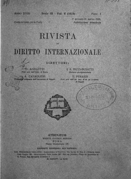 Rivista di diritto internazionale