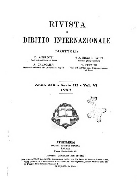 Rivista di diritto internazionale