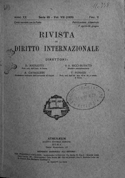 Rivista di diritto internazionale