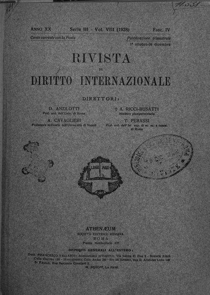 Rivista di diritto internazionale