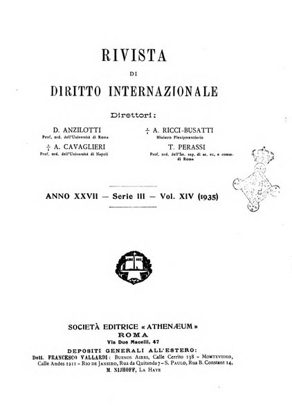 Rivista di diritto internazionale