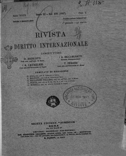 Rivista di diritto internazionale