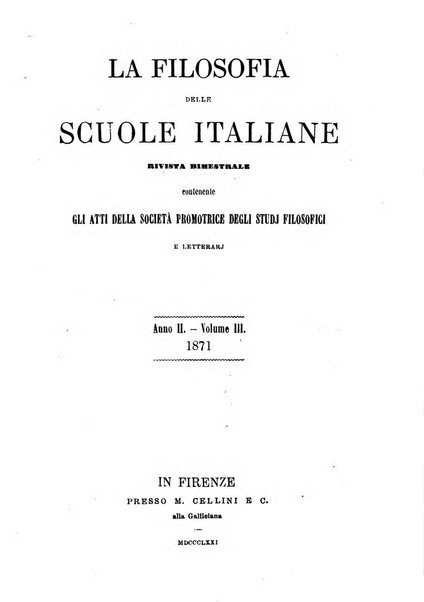 La filosofia delle scuole italiane