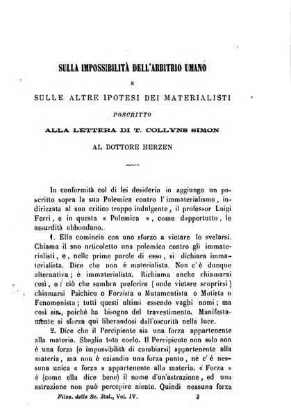 La filosofia delle scuole italiane