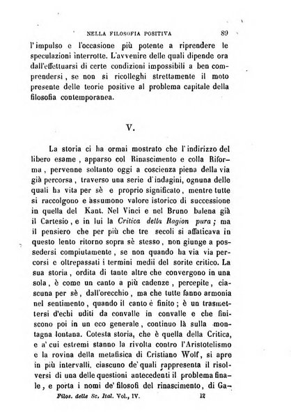 La filosofia delle scuole italiane