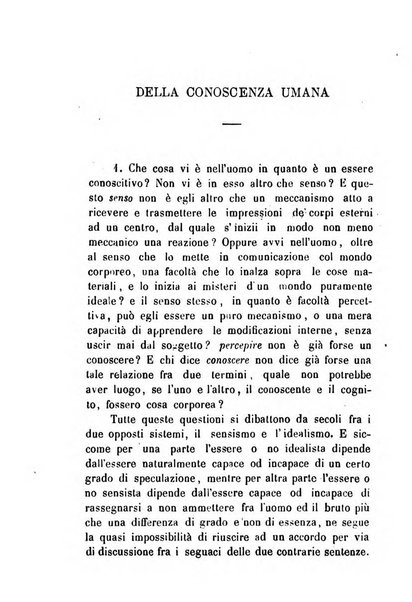 La filosofia delle scuole italiane