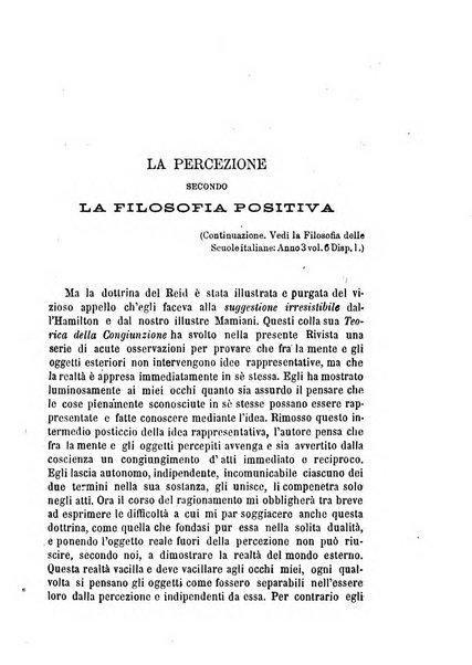 La filosofia delle scuole italiane