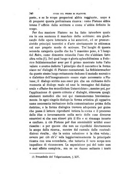 La filosofia delle scuole italiane