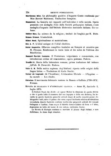 La filosofia delle scuole italiane