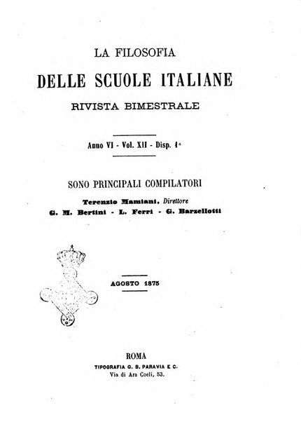 La filosofia delle scuole italiane