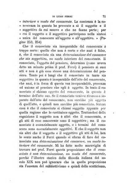 La filosofia delle scuole italiane