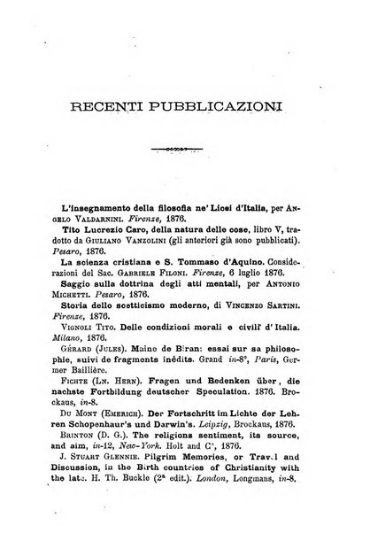 La filosofia delle scuole italiane