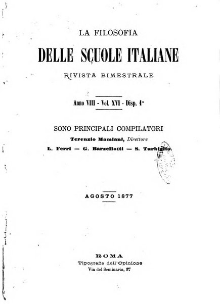 La filosofia delle scuole italiane