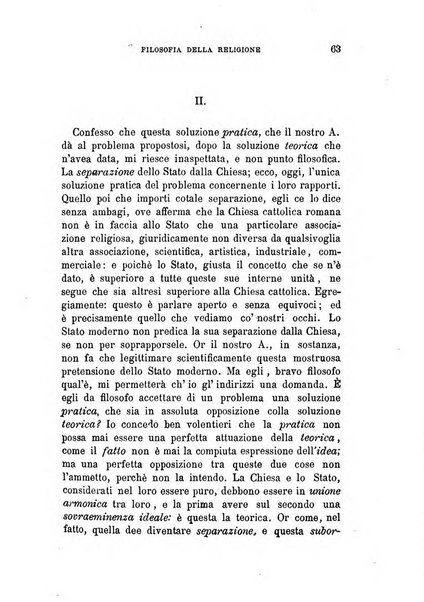 La filosofia delle scuole italiane