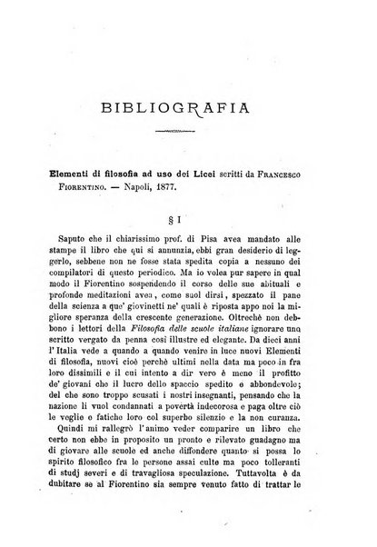 La filosofia delle scuole italiane