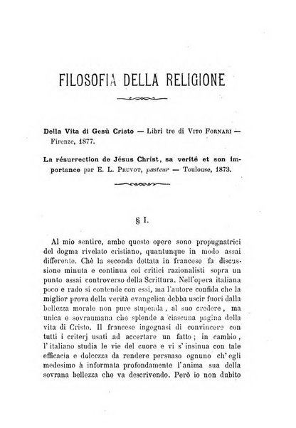 La filosofia delle scuole italiane