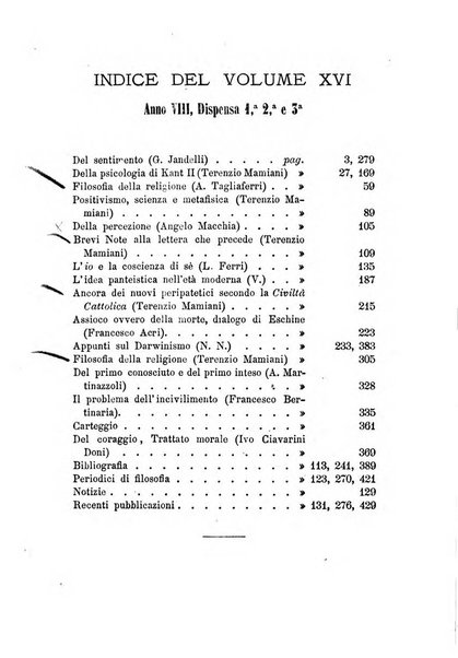 La filosofia delle scuole italiane