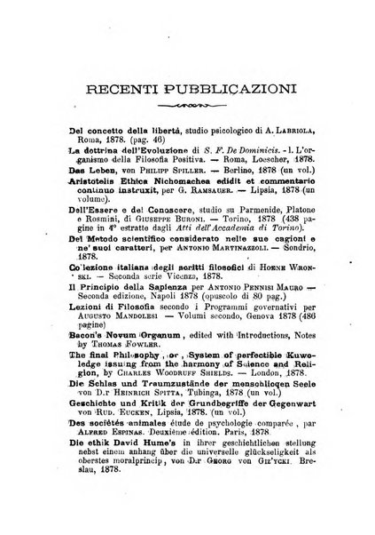 La filosofia delle scuole italiane