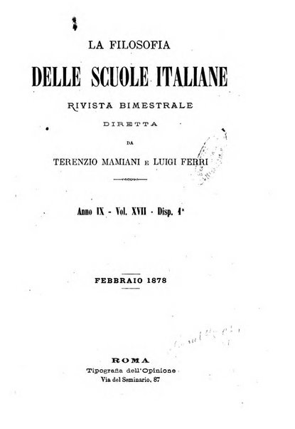 La filosofia delle scuole italiane