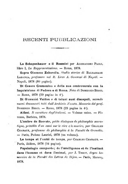 La filosofia delle scuole italiane