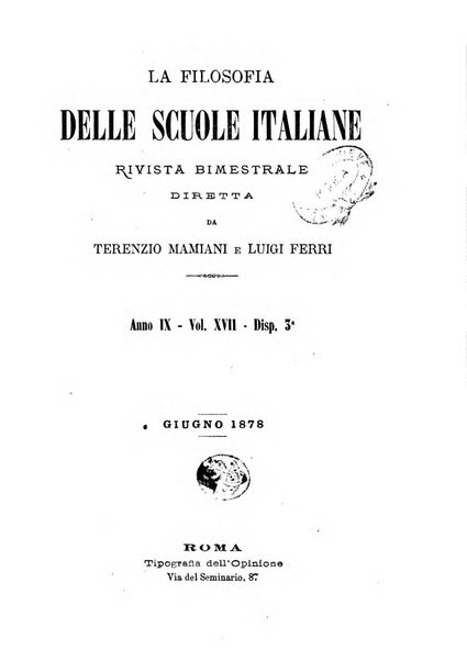 La filosofia delle scuole italiane