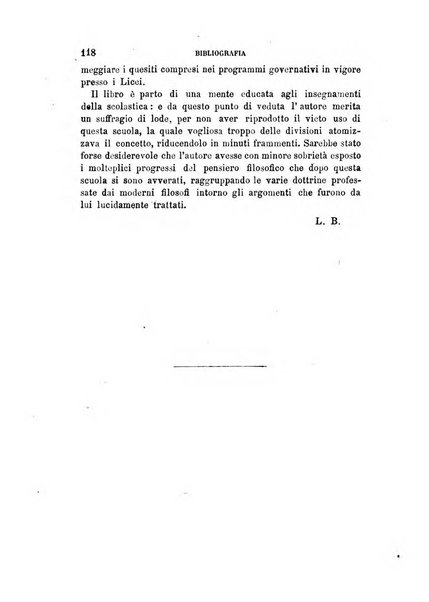 La filosofia delle scuole italiane