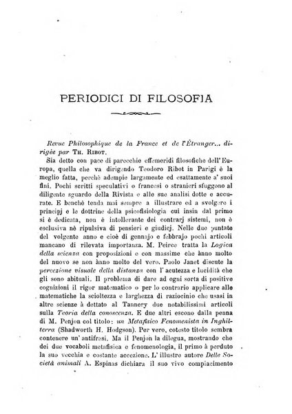 La filosofia delle scuole italiane