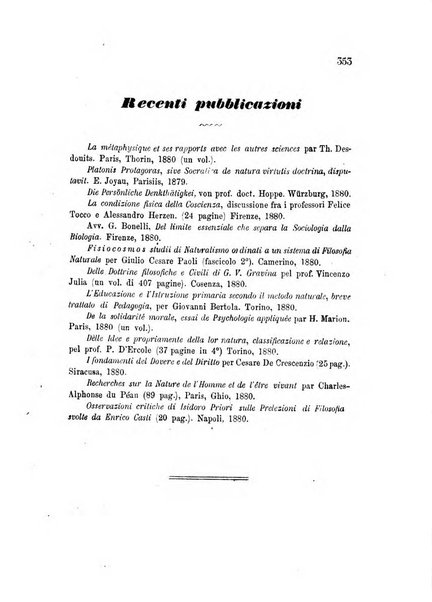 La filosofia delle scuole italiane