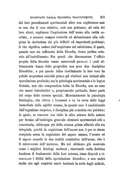 La filosofia delle scuole italiane