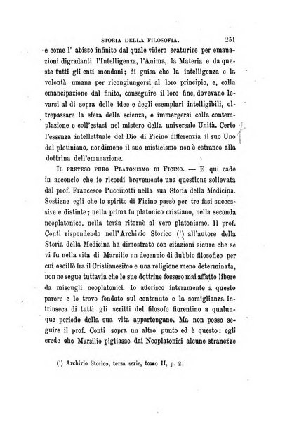 La filosofia delle scuole italiane