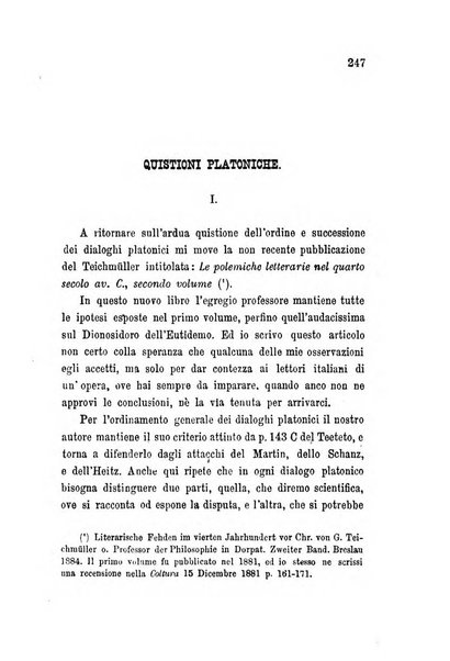 La filosofia delle scuole italiane