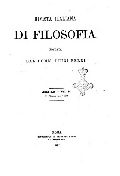 Rivista italiana di filosofia